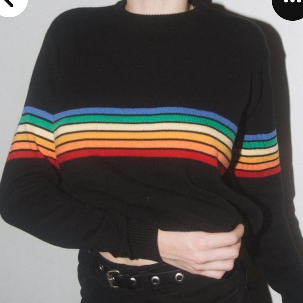 Rainbow Brandy Melville sweater